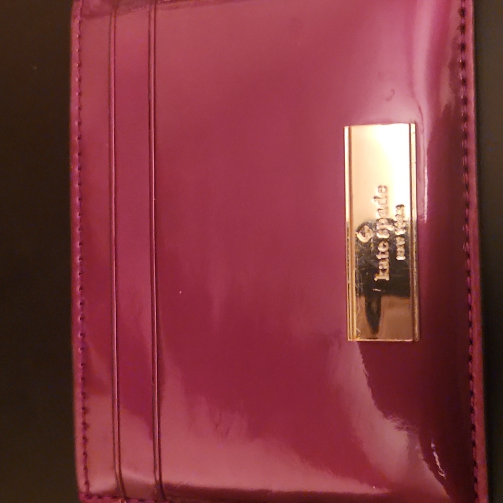 Kate Spade Shiney Purple Card Holder - Picture 2 of 12